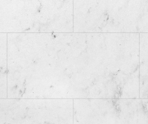 Swanstone TSMK843462.221 34 x 62 x 84 Traditional Subway Tile Glue up Shower Wall Kit in Carrara