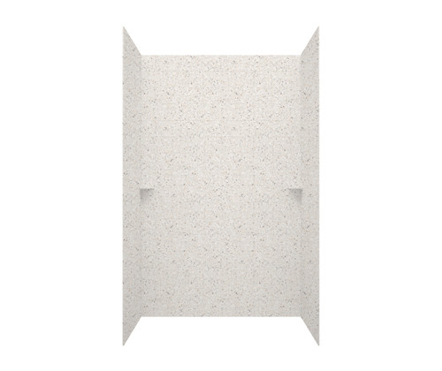 Swanstone MSMK843662.040 36 x 62 x 84  Modern Subway Tile Glue up Shower Wall Kit in Bermuda Sand