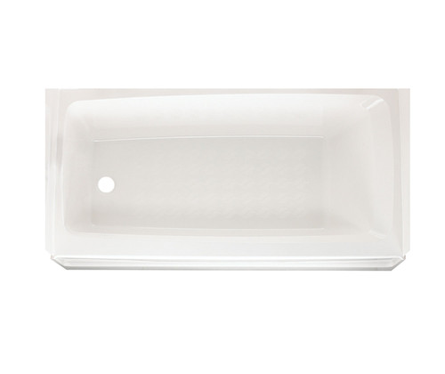 Swanstone BT03060RD.010 30 x 60 Veritek Alcove Bathtub with Right Hand Drain in White