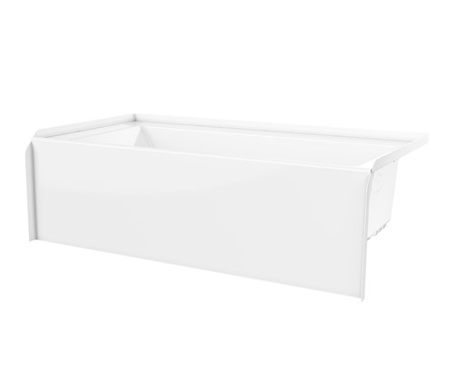 Swanstone  VP6030CTMINR.010 60 x 30 Solid Surface Bathtub with Right Hand Drain in White