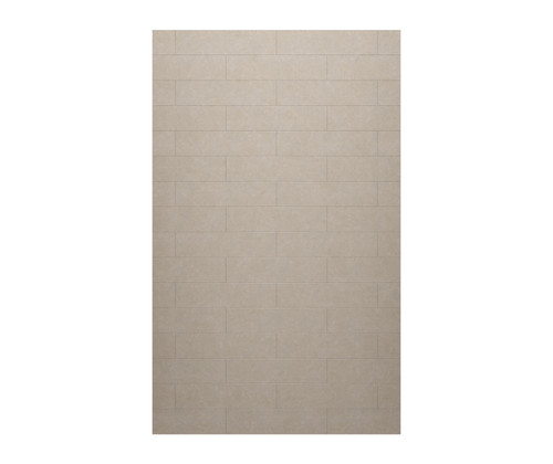 Swanstone  MSMK7230.218 30 x 72  Modern Subway Tile Glue up Bathtub and Shower Single Wall Panel in Limestone