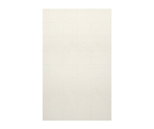 Swanstone TSMK7236.011 36 x 72 Traditional Subway Tile Glue up Bathtub and Shower Single Wall Panel in Tahiti White