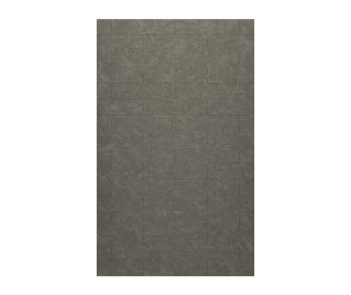 Swanstone  MSMK8430.209 30 x 84  Modern Subway Tile Glue up Bathtub and Shower Single Wall Panel in Charcoal Gray