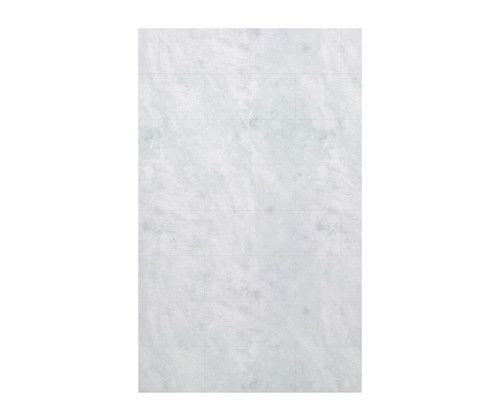 Swanstone  TSMK8430.130 30 x 84  Traditional Subway Tile Glue up Bathtub and Shower Single Wall Panel in Ice
