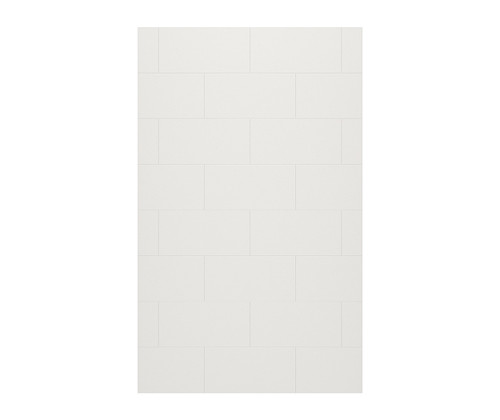 Swanstone TSMK8430.226 30 x 84 Traditional Subway Tile Glue up Bathtub and Shower Single Wall Panel in Birch