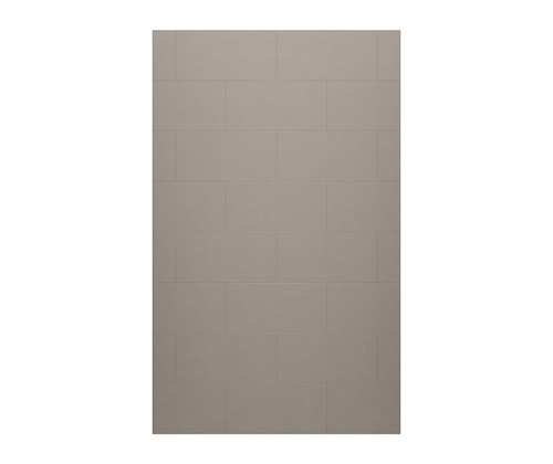 Swanstone  TSMK8462.212 62 x 84  Traditional Subway Tile Glue up Bathtub and Shower Single Wall Panel in Clay