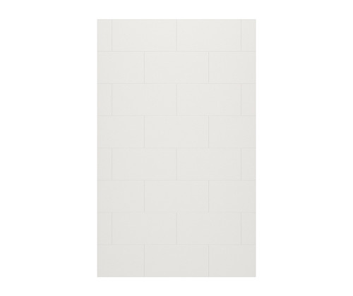 Swanstone  TSMK8462.226 62 x 84  Traditional Subway Tile Glue up Bathtub and Shower Single Wall Panel in Birch