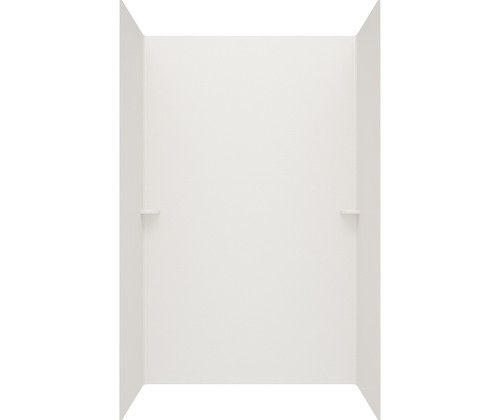 Swanstone 36 x 36 x 72 Smooth Glue up Tub Wall Kit in Birch - SK363672.226