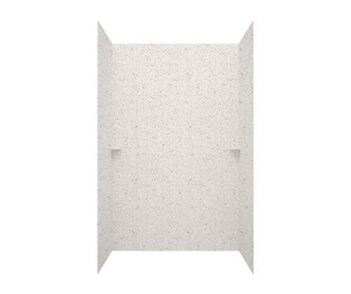 Swanstone  SQMK723636.040 36 x 36 x 72  Square Tile Glue up Tub Wall Kit in Bermuda Sand