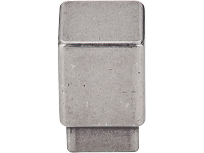 Top Knobs Sanctuary Tapered 3/4" Length Square Knob, Antique Pewter - TK31PTA