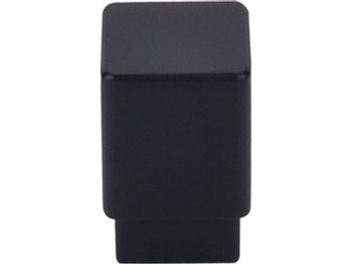 Top Knobs TK31BLK BLK Sanctuary Tapered Square Cabinet Knob 3/4" - Flat Black