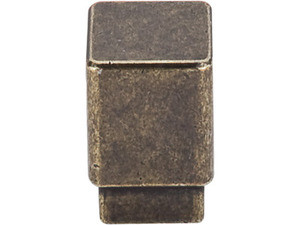 Top Knobs Sanctuary Tapered 3/4" Length Square Knob, German Bronze - TK31GBZ