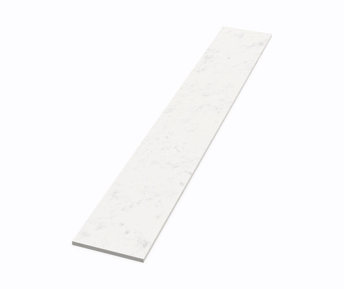 Swanstone 1/2" x 8" x 55" Front Apron Panel in Carrara - VT02255FA.221