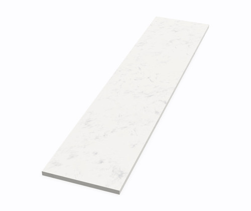 Swanstone 1/2" x 8 x 37" Front Apron Panel in Carrara - VT02237FA.221
