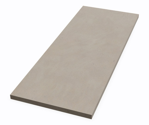 Swanstone Solid Surface Vanity Side Apron Panel 1/2" x 8" x 21" in Limestone - VT00022SA.218