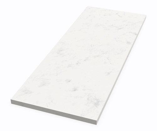 Swanstone Solid Surface Vanity Side Apron Panel 1/2" x 8" x 21" in Carrara - VT00022SA.221