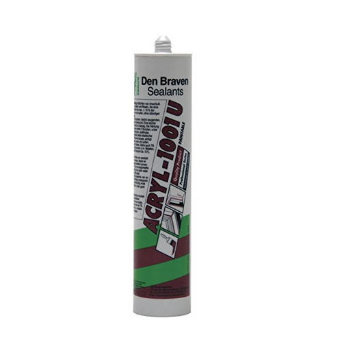 Den Braven Acryl-1001U White Paintable Acrylic Sealant