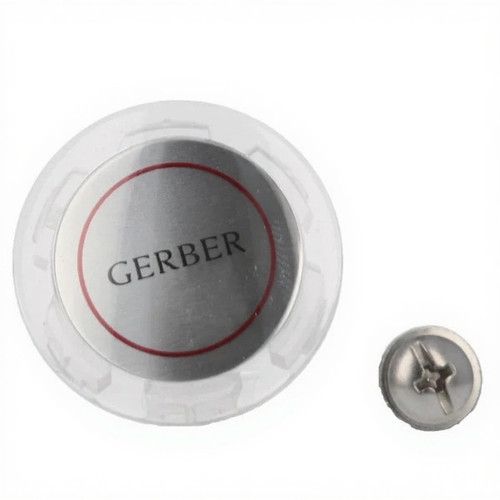 Gerber GA603475H Handle Cap Assembly for 2H Lavatory and Kitchen Faucet - Hot Gerber GA603475H Handle Cap Assembly for 2H Lavatory and Kitchen Faucet - Hot