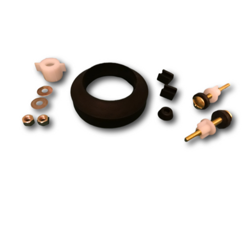 Gerber GA700460 Tank to Bowl Assembly Kit Includes Gasket Tank Bolts Channel Pads and Wing Nuts for Viper Dual Flush Tank GDF28591