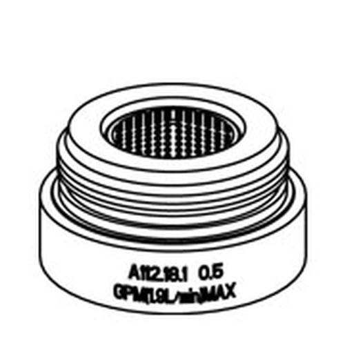 Gerber G0097297 Aerator Kit 0.5gpm Spray Standard Male - Chrome
