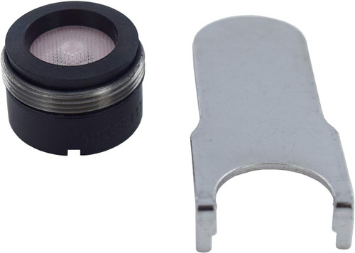 Gerber Aerator Kit 1.2gpm Laminar Standard Male - Satin Black - DA61308361NBS