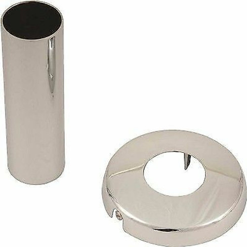Gerber Sliding Sleeve w/ Escutcheon - Chrome - G0098015