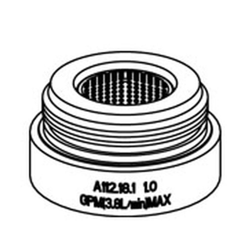 Gerber G0091582 Aerator Kit 1.0gpm Spray Standard Male Vandal Proof - Chrome