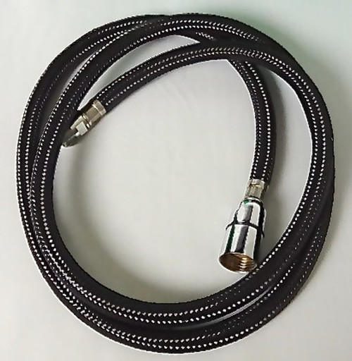Gerber G0089082 Hose 64" Nylon Braided - Chrome
