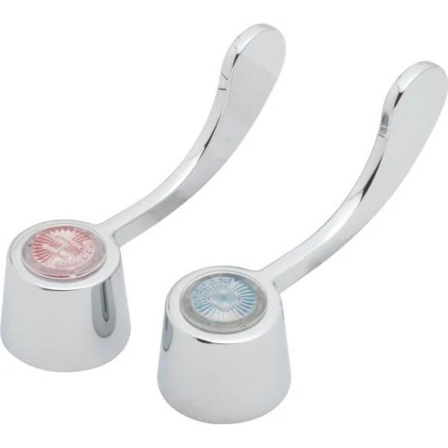 Gerber G0098012 Wrist Blade Handles with Screws & Buttons (Bag of 2) - Chrome