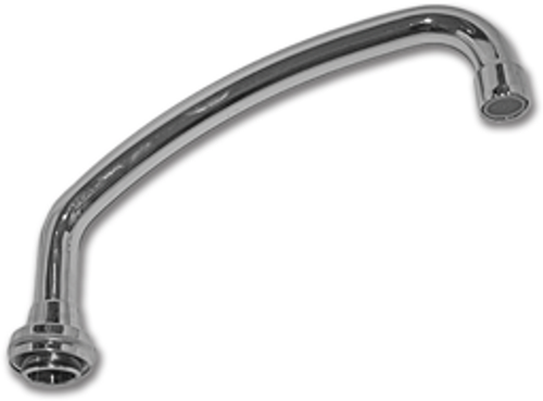 Gerber G0098264 Tube Spout Assembly with Aerator - Anti-Siphon - Chrome