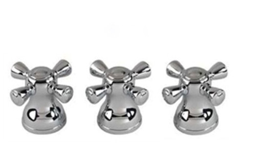 Gerber Handle Pack Large Metal Cross (3) - Chrome - G0085813