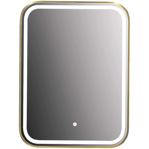 Vanity Art  VA27F-G Large Frameless Rectangular Led Wall Mounted Bathroom Vanity Mirror In Gold