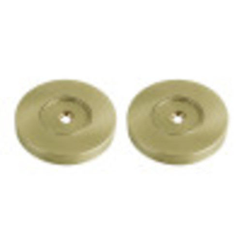 Kingston Brass GDRF814127 Laurel 1-1/4-Inch Grab Bar Flange (1 Pair), Brushed Brass