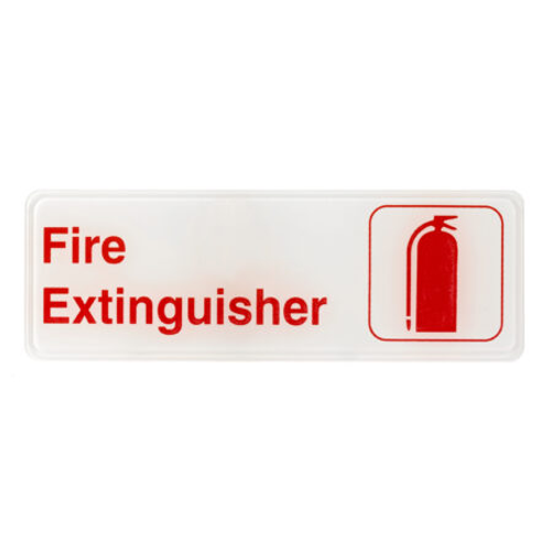 Alpine  ALPSGN-34-15pk 9 in. x 3 in. Fire Extinguisher Sign 15 Pack