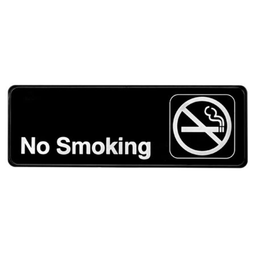 Alpine  ALPSGN-9-15pk 9 in. x 3 in. No Smoking Sign 15 Pack