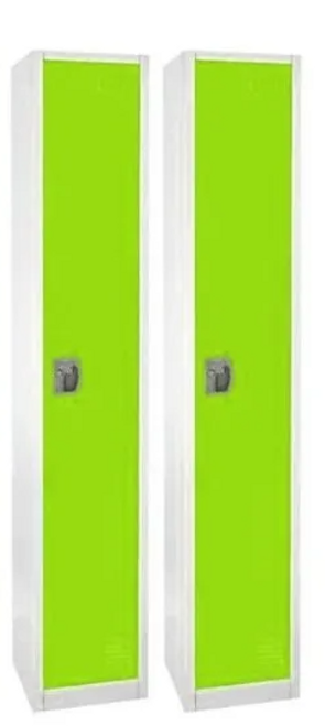 Alpine ADI629-201-GRN-2PK 72 in. x 12 in. x 12 in. 1-Compartment Steel Tier Key Lock Storage Locker in Green 2 Pack Alpine ADI629-201-GRN-2PK 72 in. x 12 in. x 12 in. 1-Compartment Steel Tier Key Lock Storage Locker in Green 2 Pack