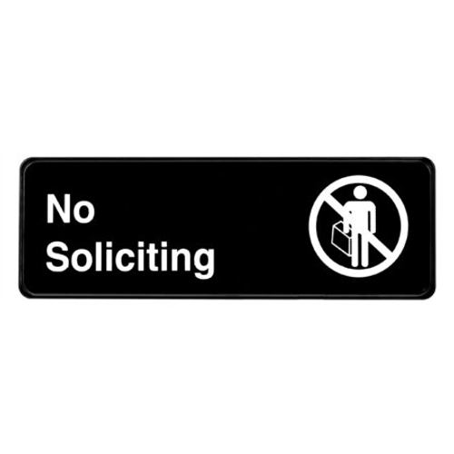 Alpine  ALPSGN-28-5 9 in. x 3 in. No Soliciting Sign 5 Pack