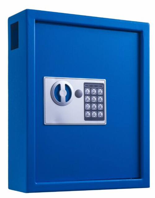 Alpine ADI680-40-BLU 40-Key Steel Digital Lock Key Cabinet, Blue Alpine ADI680-40-BLU 40-Key Steel Digital Lock Key Cabinet, Blue