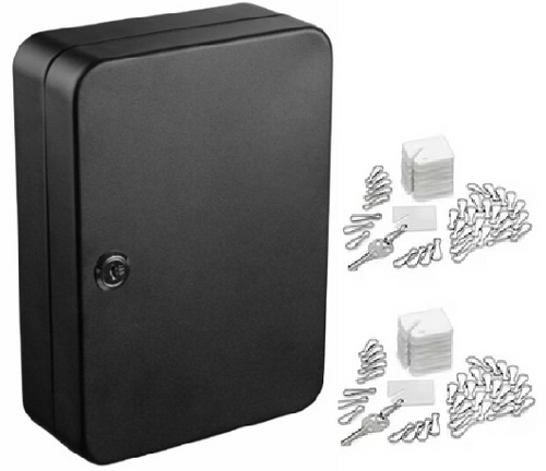 Alpine ADI681-48-BLK-PKG 48-Key Steel Cabinet with Key Lock, Black with 100 Key Tags Alpine ADI681-48-BLK-PKG 48-Key Steel Cabinet with Key Lock, Black with 100 Key Tags