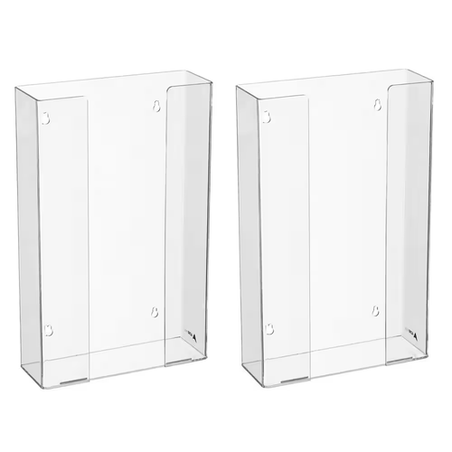 Alpine  ADI902-03-2PK Triple Box Capacity Acrylic Glove Dispenser 2 Pack