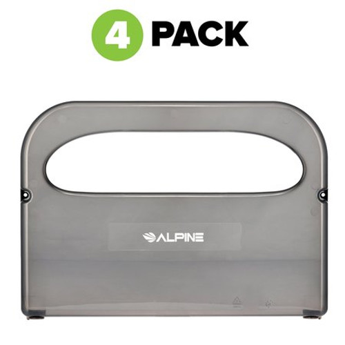 Alpine  ALP453-4pk Toilet Seat Cover Dispenser, Black (4 pack)