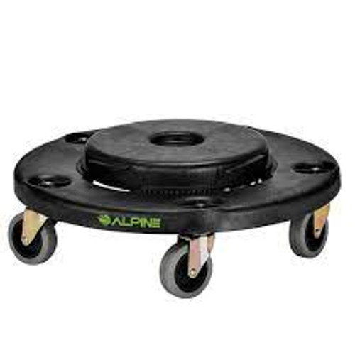 Alpine  ALP471-32-DOLLY Large Round Trash Can Dolly