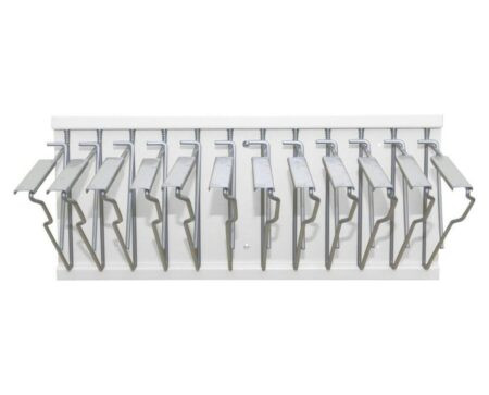 Alpine  ADI617-6036PKG Gray Steel Blueprint Large File Pivot Wall Rack with 30 inch Hanging Clamps