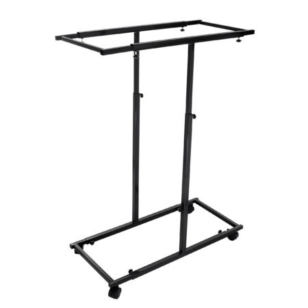 Alpine  ADI614-BLK-6036 Blueprint Steel Vertical Plan Center, Black with 6036 30 in. Aluminum Hanging Clamps (6 Pack)