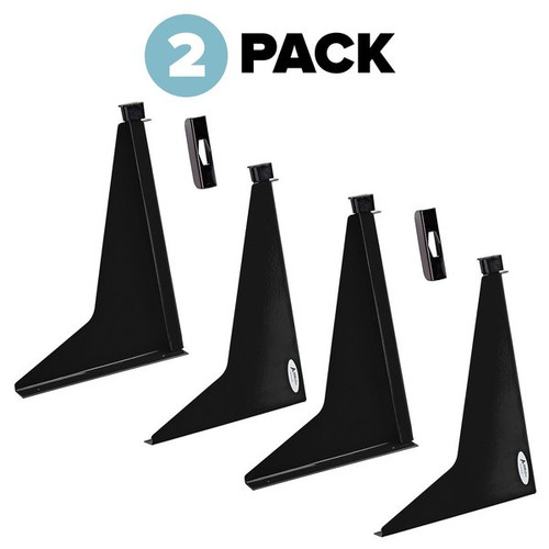 Alpine  ADI616-BLK-2pk Drop Lift Wall Rack for Blueprints, Black (2 pack)