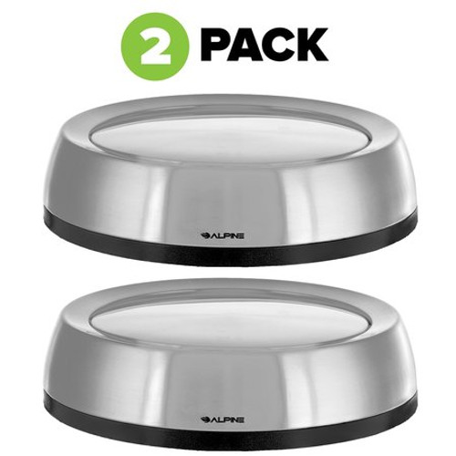 Alpine  ALP470-65L-C-2pk Stainless Steel Swivel Trash Can Cover (2 pack)