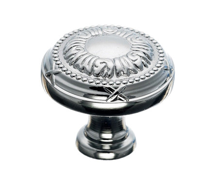 Top Knobs Ribbon 1 1/4" Diameter Round Knob, Polished Chrome - M1622