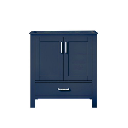 Lexora Jacques 30 in. W Navy Blue Bath Vanity Cabinet