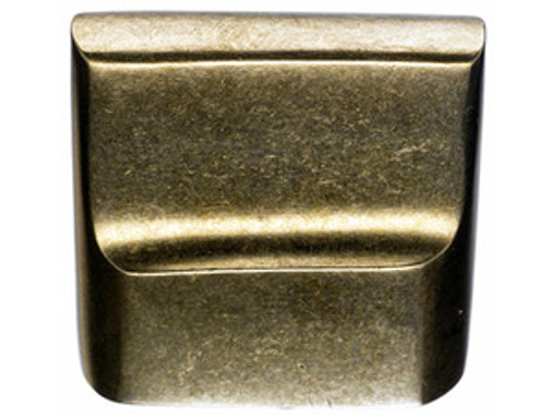 Top Knobs M1501 LB Aspen Flat Sided Cabinet Knob 7/8" (c-c) - Light Bronze