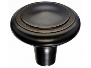 Top Knobs Aspen Peak 1 5/8" Diameter Round Knob, Medium Bronze - M1492